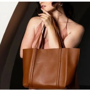 HENNY & LEV
Danielle Tote Bag in Cognac, Brand New/Unused